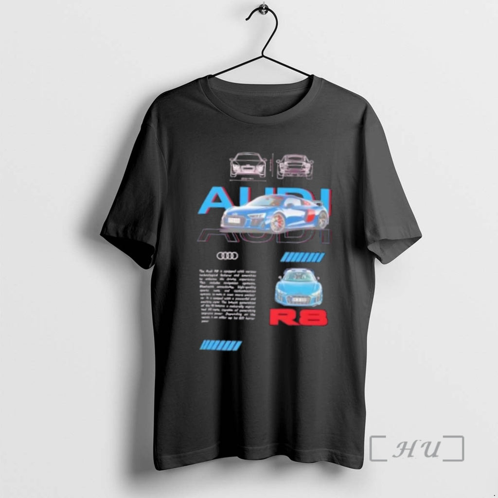 Officials Audi R8 Blueprint Supercar Enthusiast T-Shirts, Hoodie, Sweatshirt | InkNestWear.com