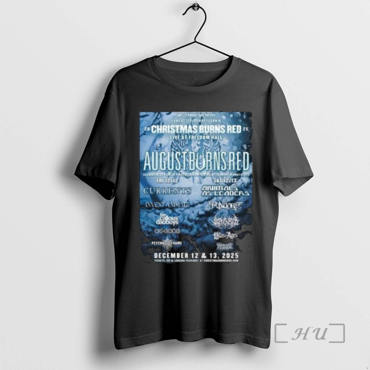 Officials August Burns Red Christmas Burns Red Live At Freedom Hall Lancaster Pennsylvania On December T-Shirts, Hoodie,...