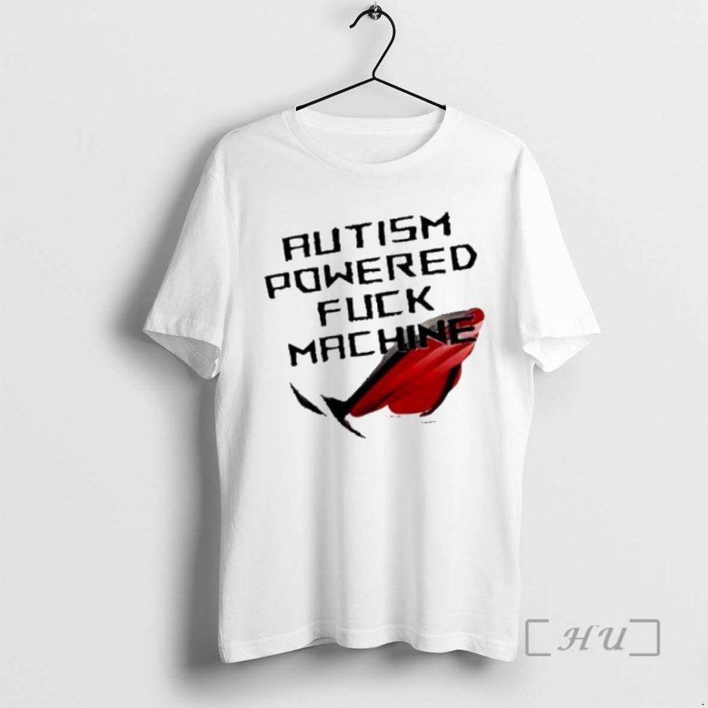 Officials Autism Powered Fuck Machine Christmas T-Shirts, Hoodie, Sweatshirt | InkNestWear.com
