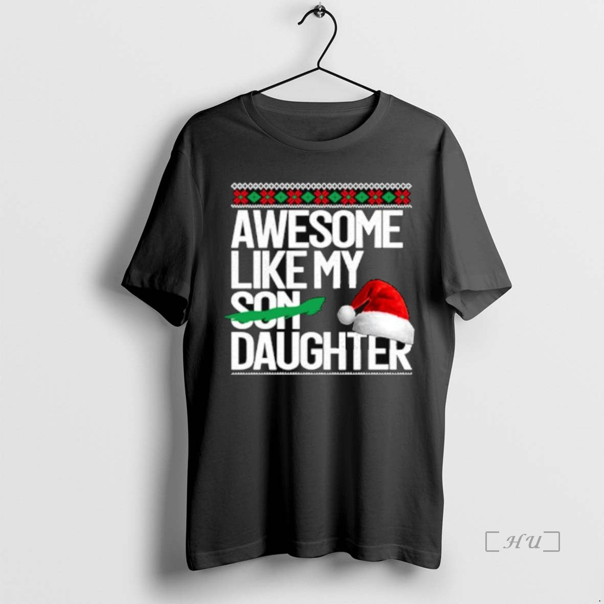 Officials Awesome Like My Daughter Christmas Long Sleve T-Shirts, Hoodie, Sweatshirt | InkNestWear.com