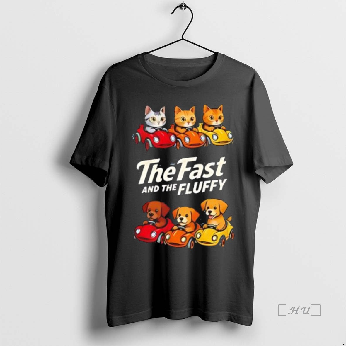 Officials Awesome The Fast And The Fluffy Cartoon Black T-Shirts, Hoodie, Sweatshirt | InkNestWear.com