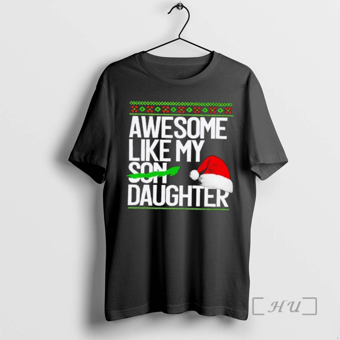 Officials Awesome Like My Daughter Ugly Christmas T-Shirts, Hoodie, Sweatshirt | InkNestWear.com