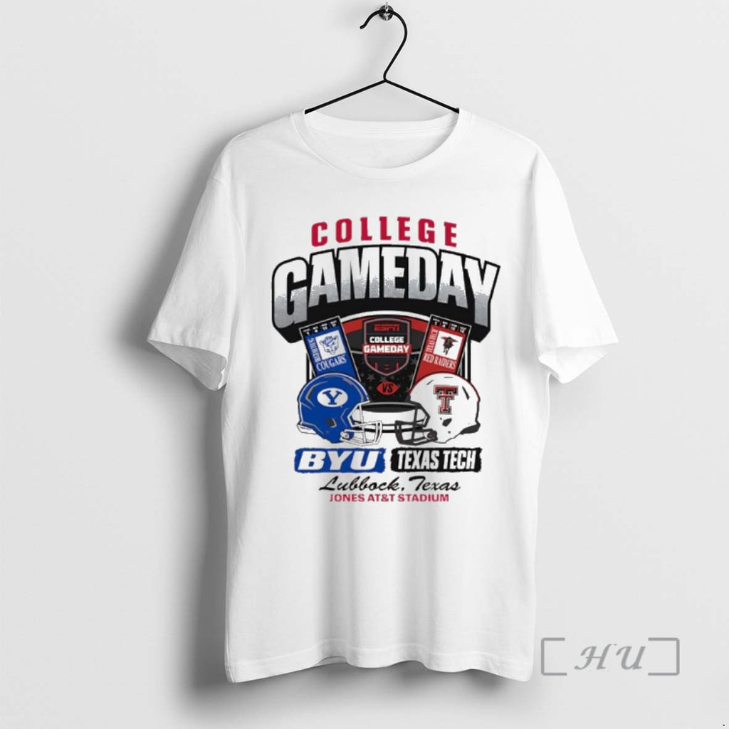 Officials Byu Vs Texas Tech 2025 College Gameday Ticket T-Shirts, Hoodie, Sweatshirt | InkNestWear.com