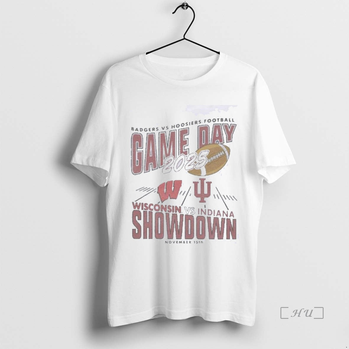 Officials Badgers Vs Hoosiers Football Gameday Showdown 2025 November 15th T-Shirts, Hoodie, Sweatshirt | InkNestWear.com