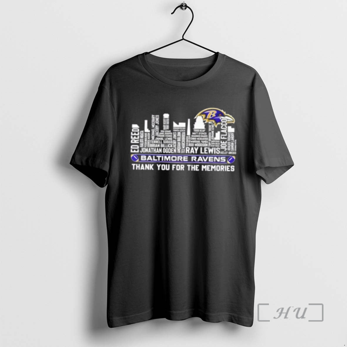 Officials Baltimore Ravens All Names Legends City Thank You For The Memories Premium T Shirts Hoodie, Sweatshirt