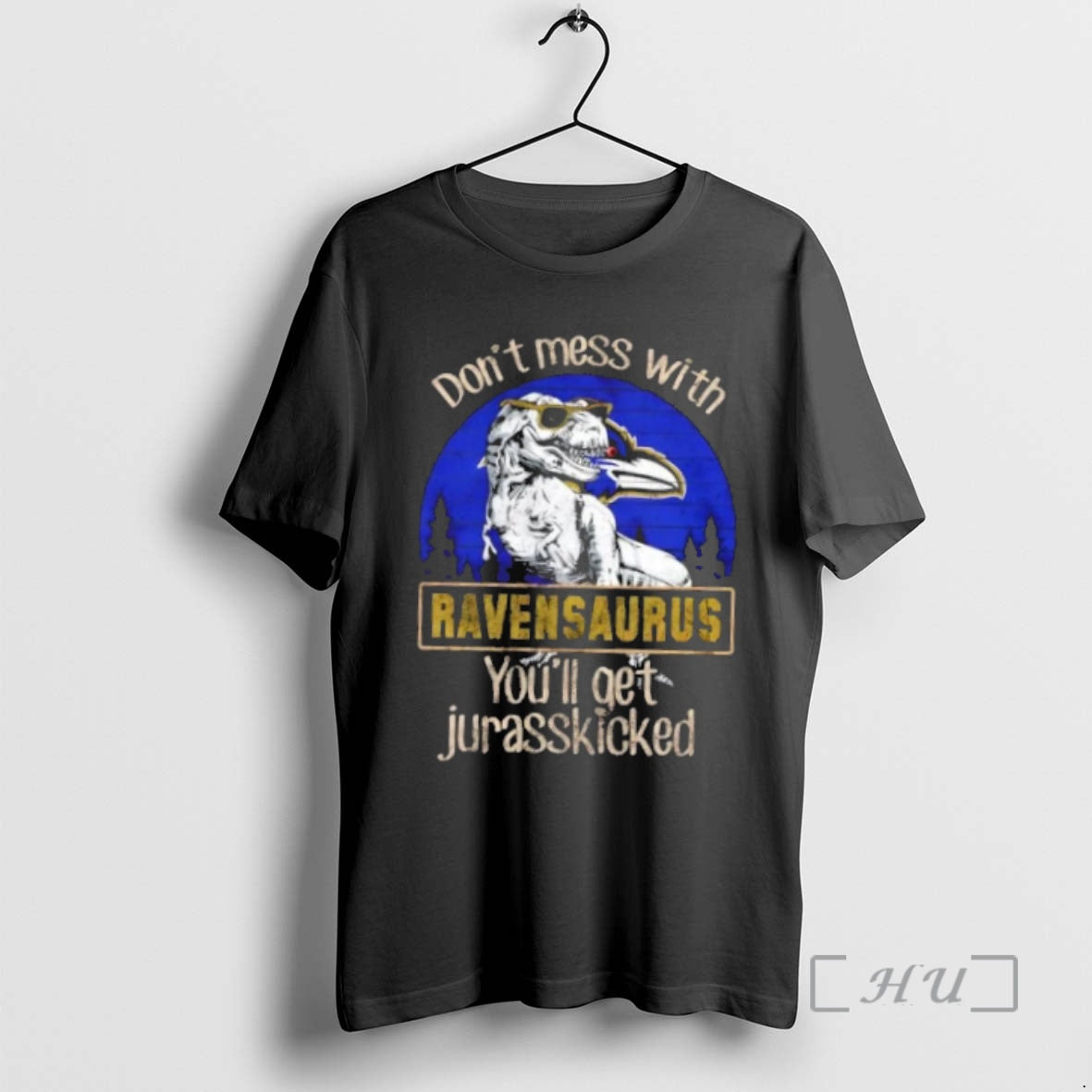 Officials Baltimore Ravens Dont Mess With Ravensaurus Youll Get Jurasskicked T-Shirts, Hoodie, Sweatshirt | InkNestWear.com