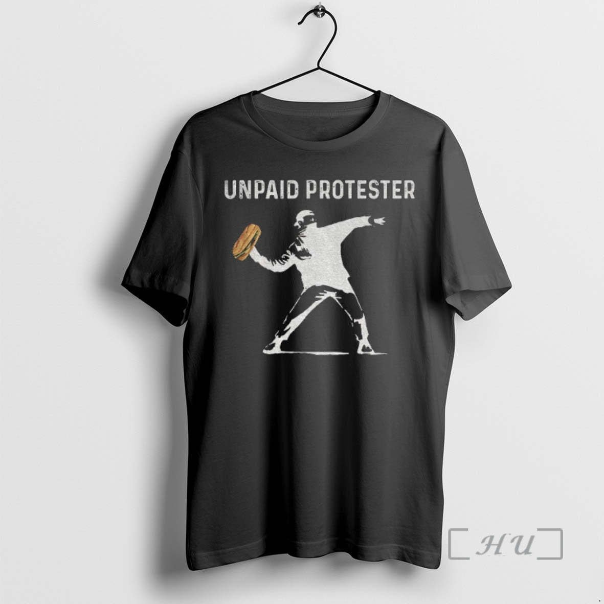 Officials Banksy Inspired Protest Dc Sandwich Thrower Unpaid Protester T-Shirts, Hoodie, Sweatshirt | InkNestWear.com