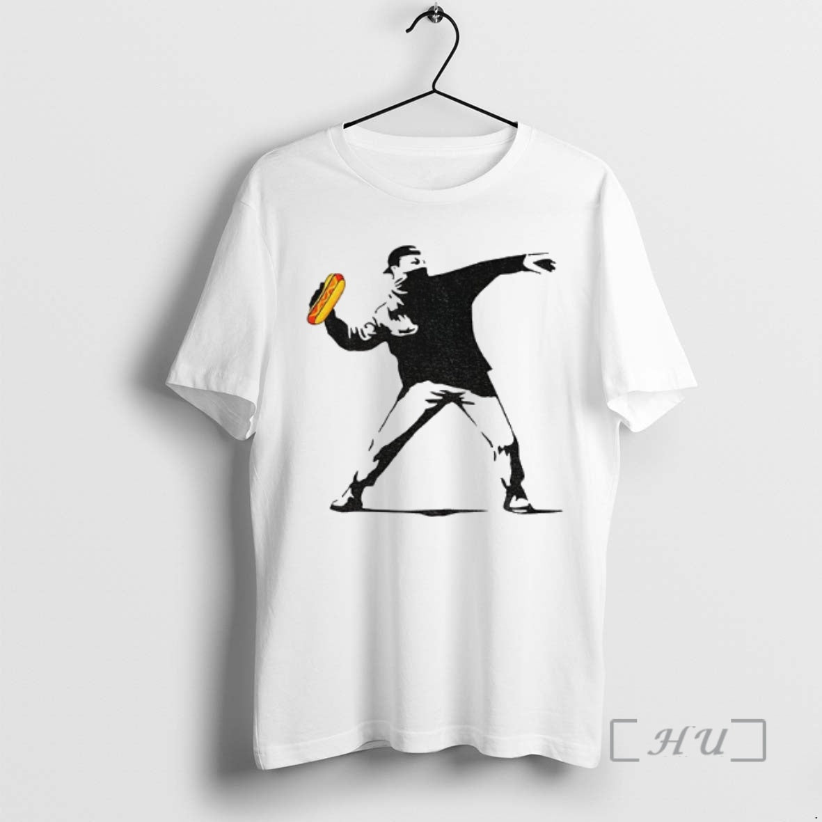 Officials Banksy Inspired Sandwich Thrower Sandwich Guy T-Shirts, Hoodie, Sweatshirt | InkNestWear.com