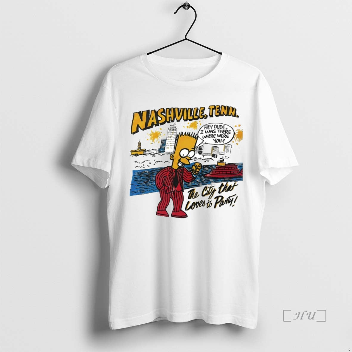 Officials Bart Simpson Nashville Tenn The City That Loves To Party Circle Premium T Shirts Hoodie, Sweatshirt