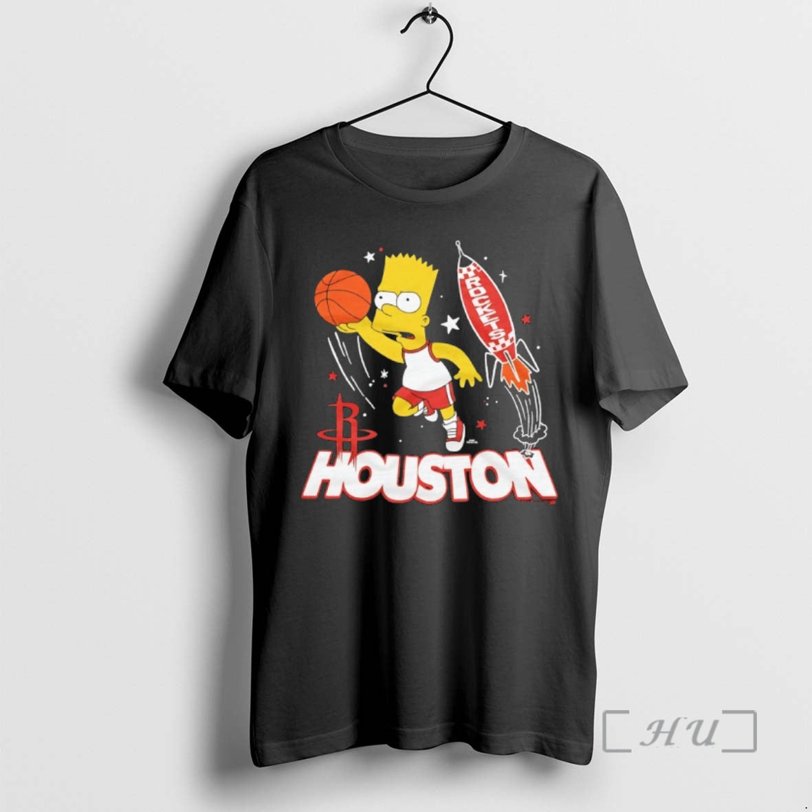 Officials Bart Simpson X Houston Rockets Basketball T-Shirts, Hoodie, Sweatshirt | InkNestWear.com