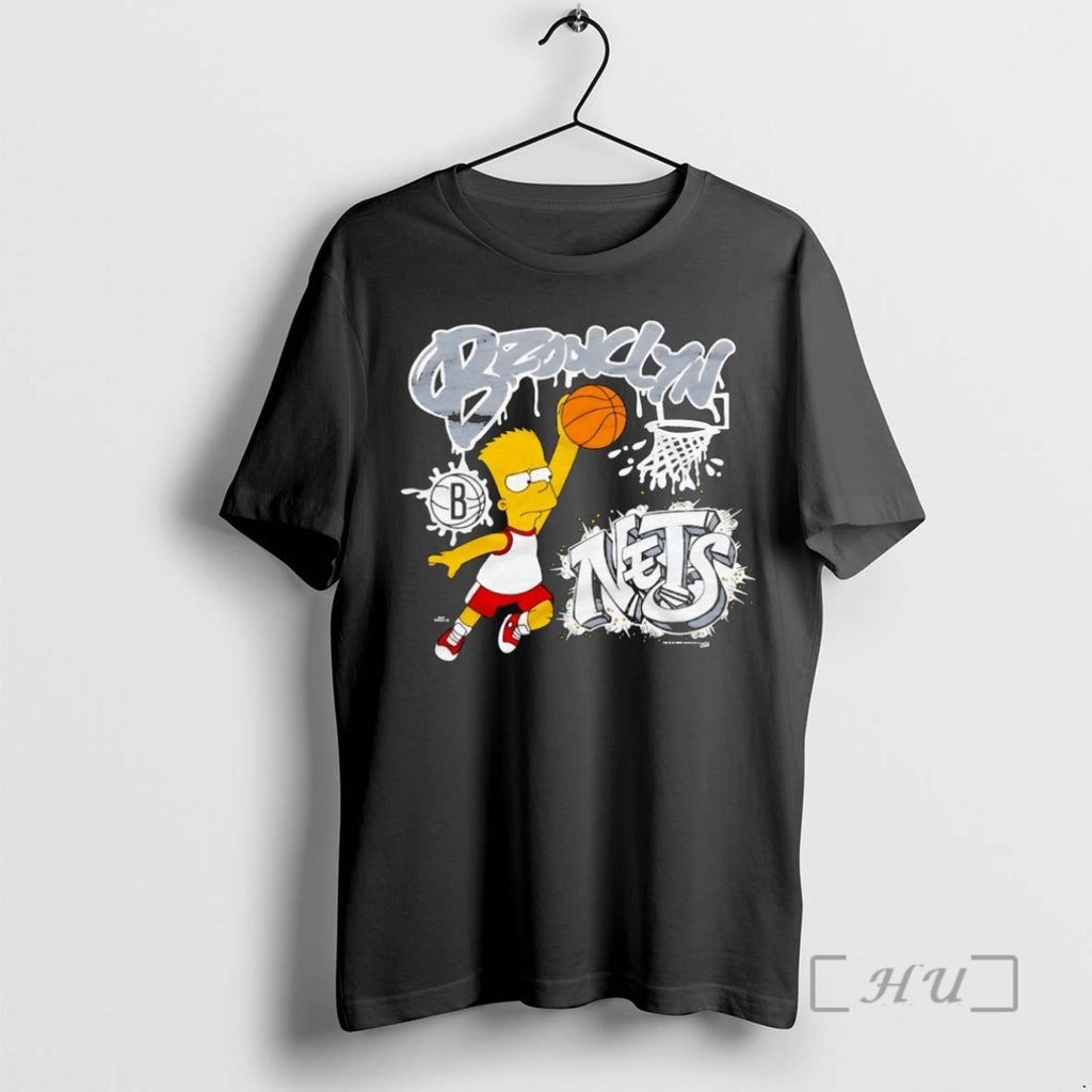 Officials Bart Simpsons Brooklyn Nets Nba Cartoon T-Shirts, Hoodie, Sweatshirt | InkNestWear.com