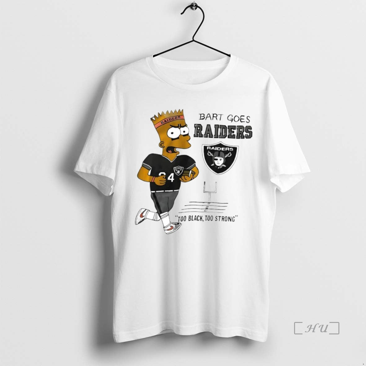 Officials Bart Goes Raiders To Black Too Strong Circle T-Shirts, Hoodie, Sweatshirt | InkNestWear.com
