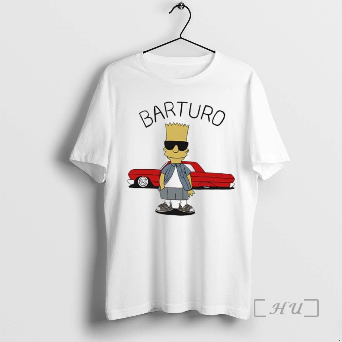Officials Barturo Bart Simpson Red Car T-Shirts, Hoodie, Sweatshirt | InkNestWear.com