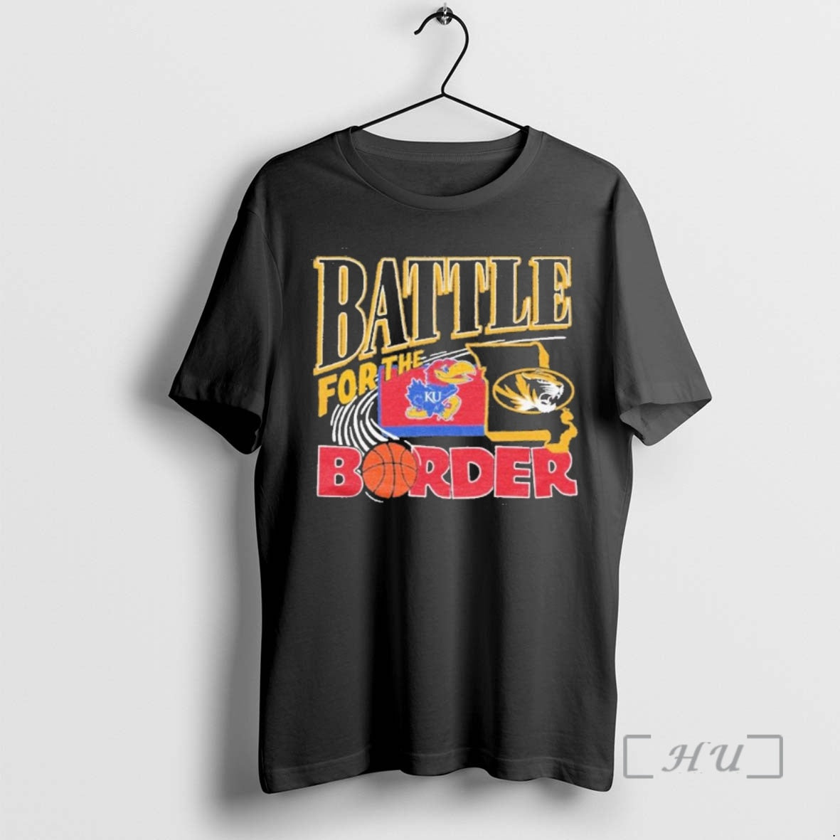 Officials Battle For The Border 2025 Ku Vs Mizzou Basketball T-Shirts, Hoodie, Sweatshirt | InkNestWear.com