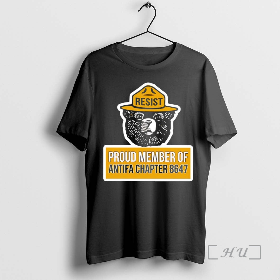 Officials Bear Resist Proud Member Of Antifa Chapter 8647 T-Shirts, Hoodie, Sweatshirt | InkNestWear.com