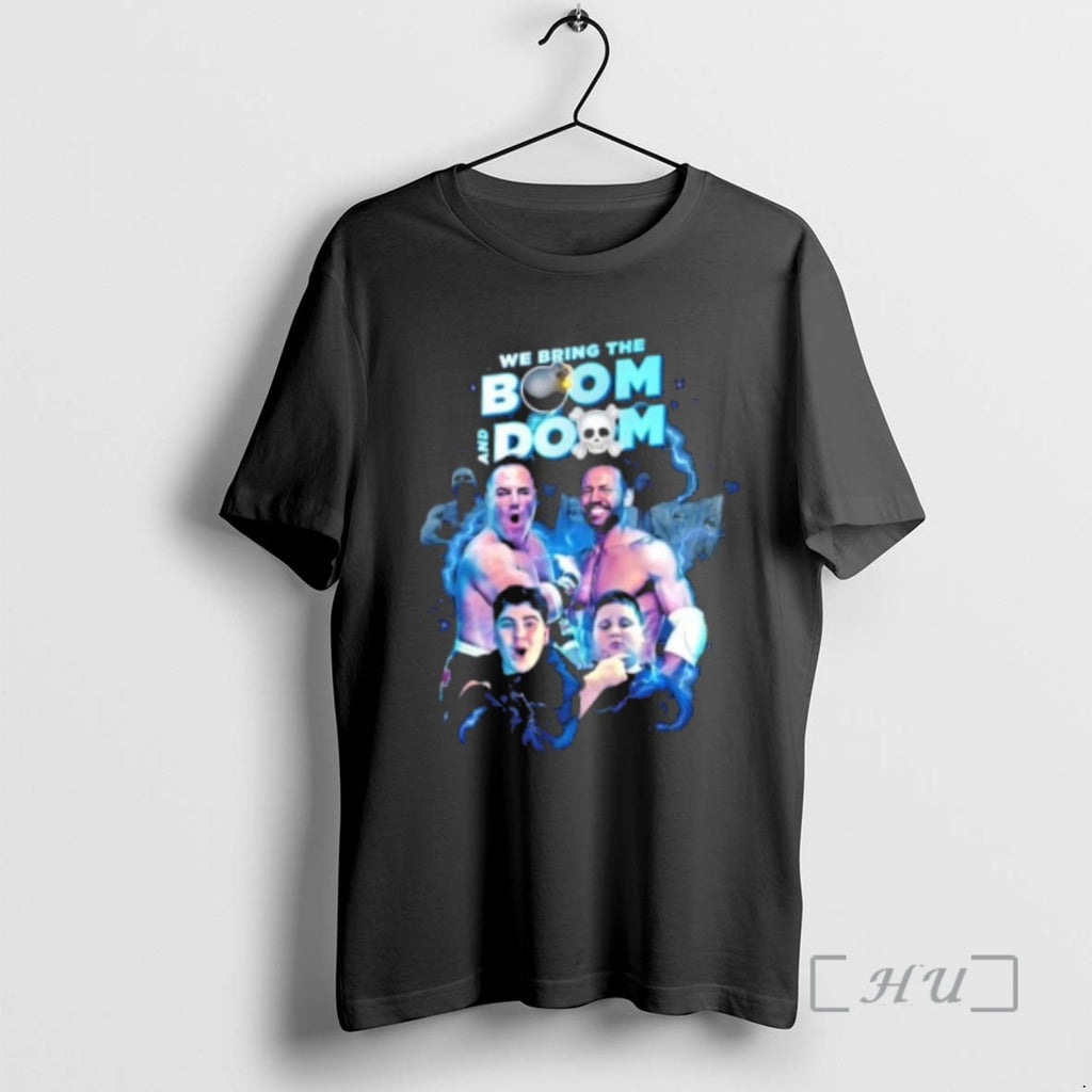 Officials Big Boom Aj Big Justice The Rizzler And Qt Marshall Boom And Doom Premium T-Shirts, Hoodie, Sweatshirt