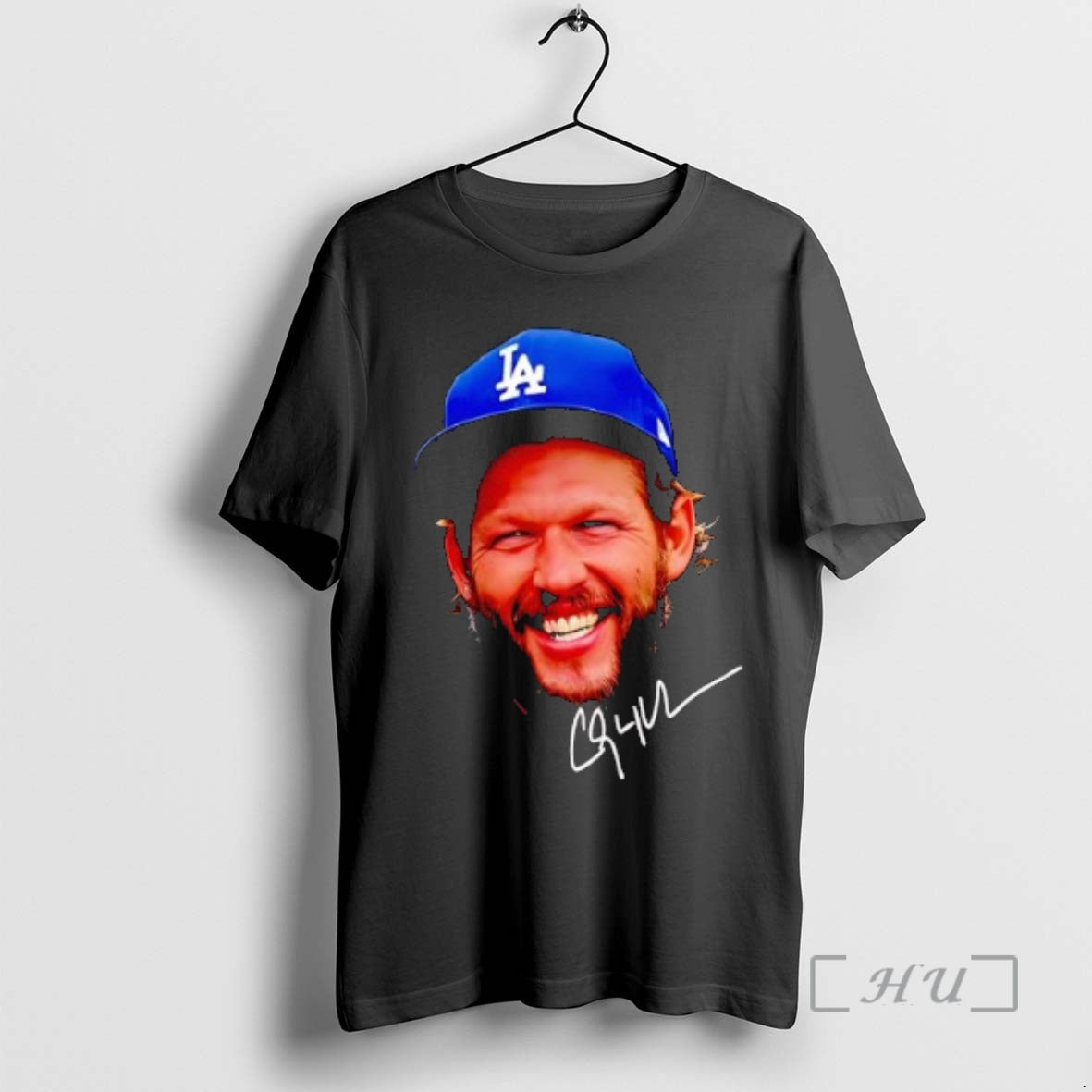 Officials Big Face Clayton Kershaw 3x World Series Champion Signature T-Shirts, Hoodie, Sweatshirt | InkNestWear.com