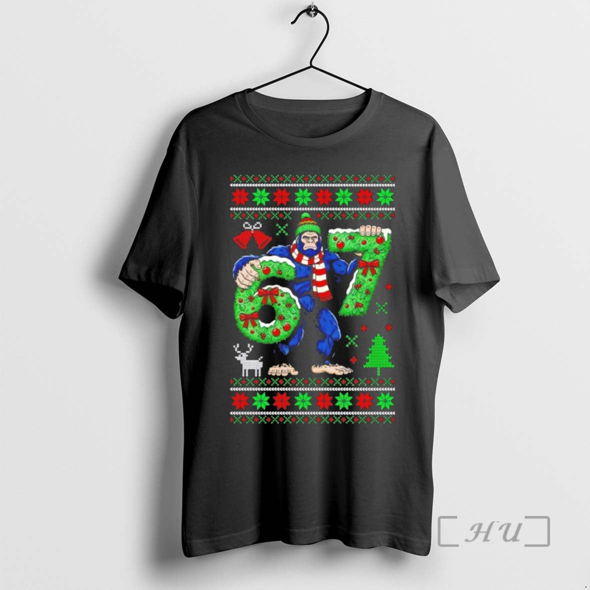 Officials Bigfoot Santa 67 Christmas T-Shirts, Hoodie, Sweatshirt | InkNestWear.com