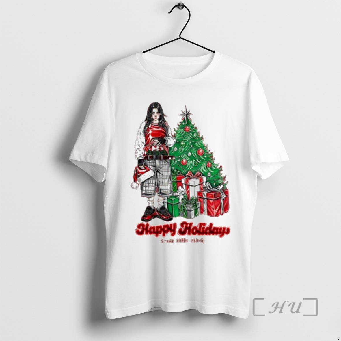 Officials Billie Eilish Happy Holidays From Billie Eilish Christmas Tree T-Shirts, Hoodie, Sweatshirt | InkNestWear.com