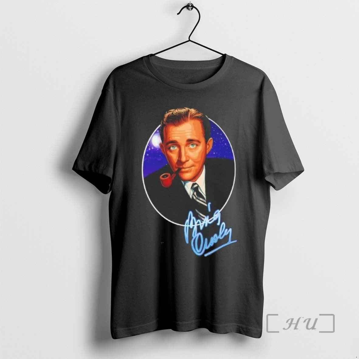 Officials Bing Crosby Pipe Portrait Signature Shirts Sweater