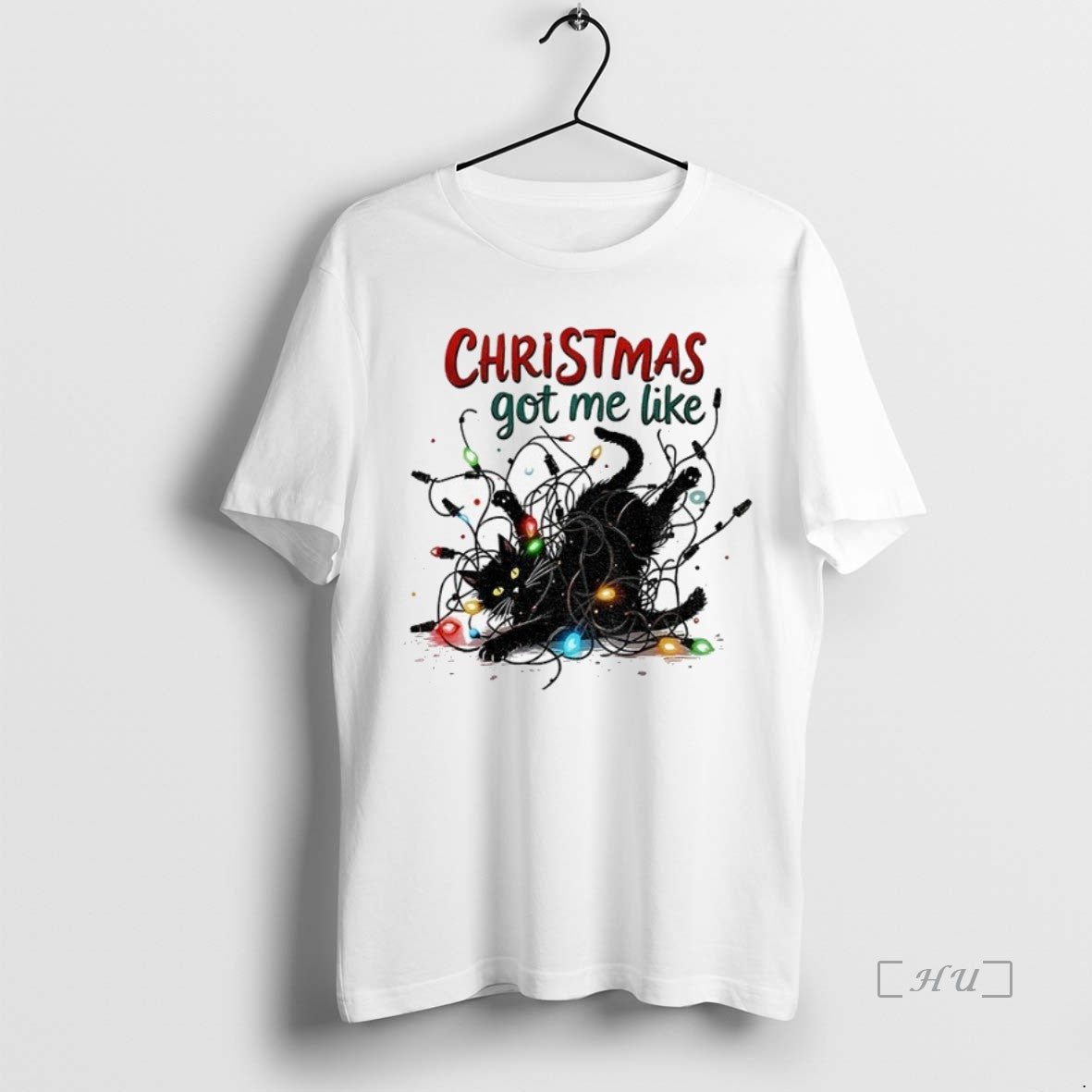 Officials Black Cat Christmas Got Me Like Merry Christmas T-Shirts, Hoodie, Sweatshirt | InkNestWear.com