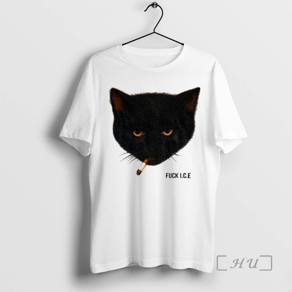 Officials Black Cat Fuck Ice Smoking T-Shirts, Hoodie, Sweatshirt | InkNestWear.com