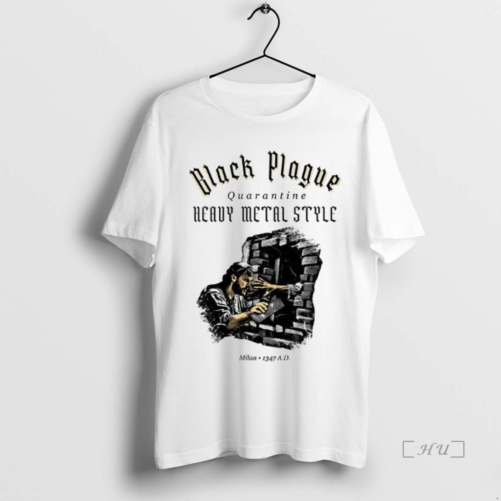 Officials Black Plague Quarantine Heavy Metal Style Milan 1347 Ad T-Shirts, Hoodie, Sweatshirt | InkNestWear.com