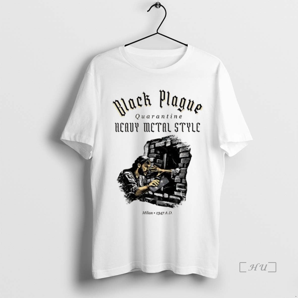 Officials Black Plague Quarantine Heavy Metal Style Milan 1347 Ad T-Shirts, Hoodie, Sweatshirt | InkNestWear.com