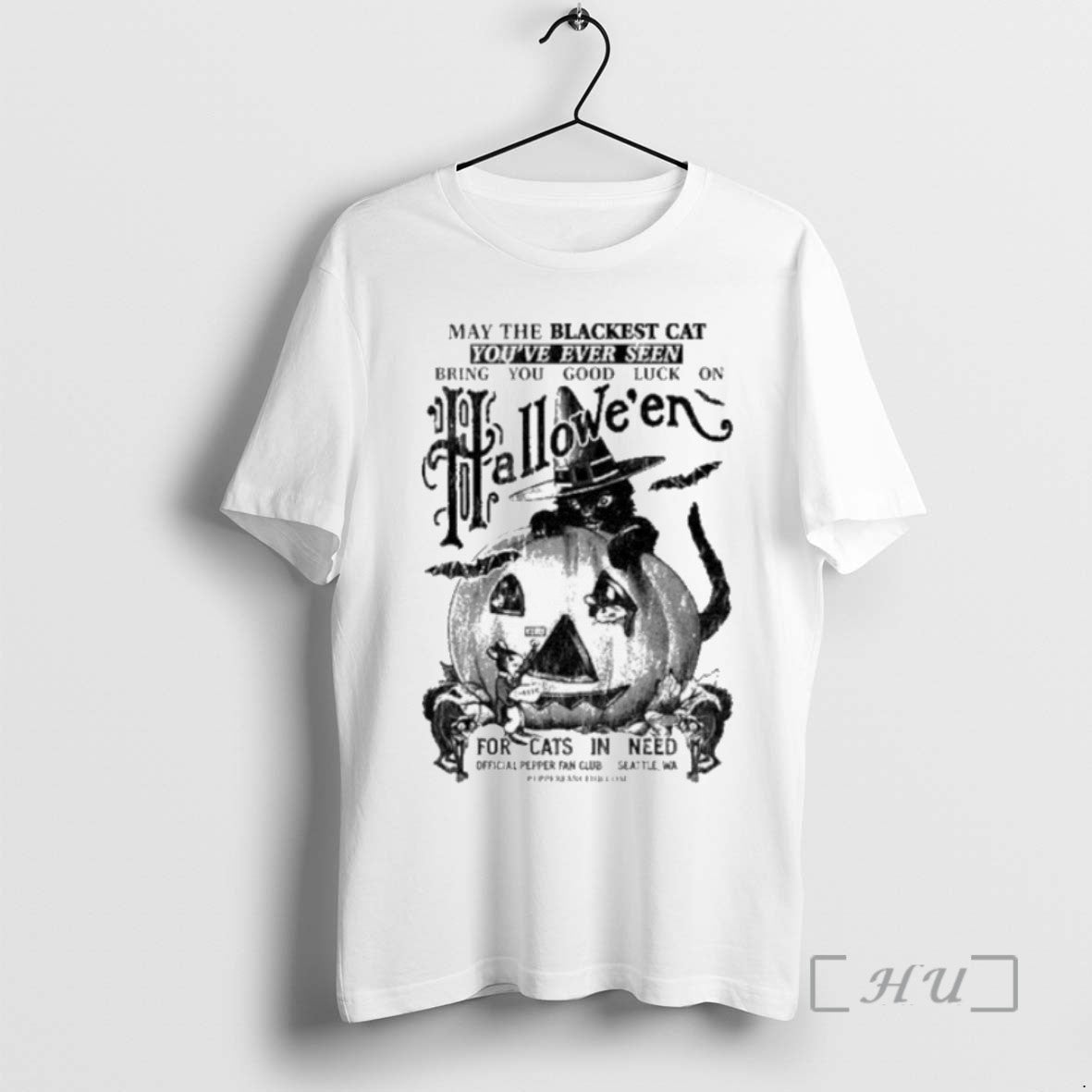Officials Blackest Cat Halloween 2025 T Shirt Sweater