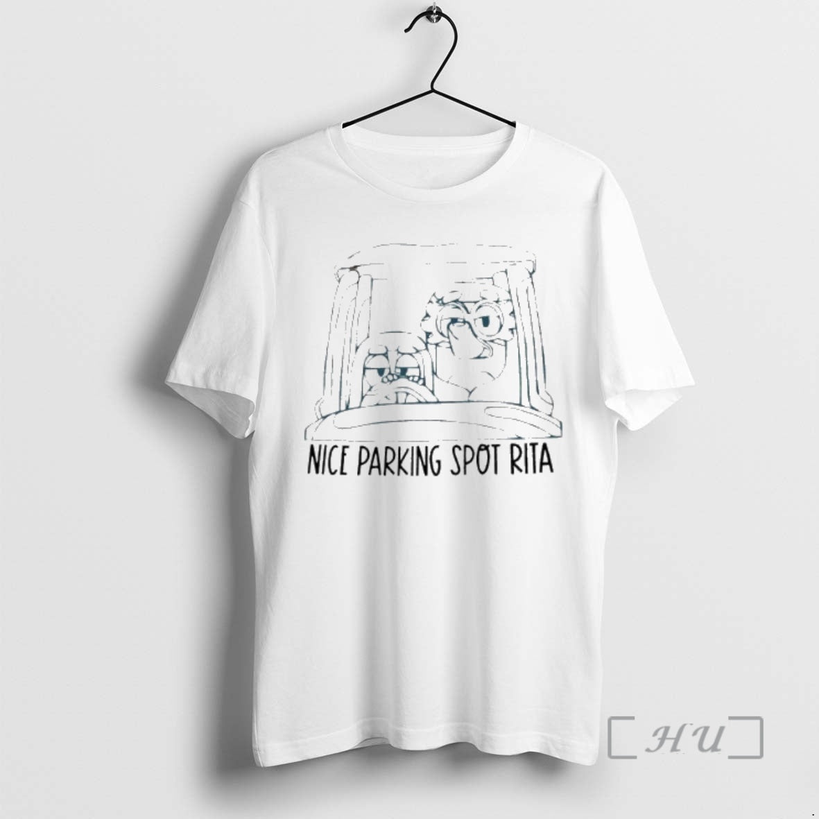 Officials Bluey Nice Parking Spot Rita T-Shirts, Hoodie, Sweatshirt | InkNestWear.com