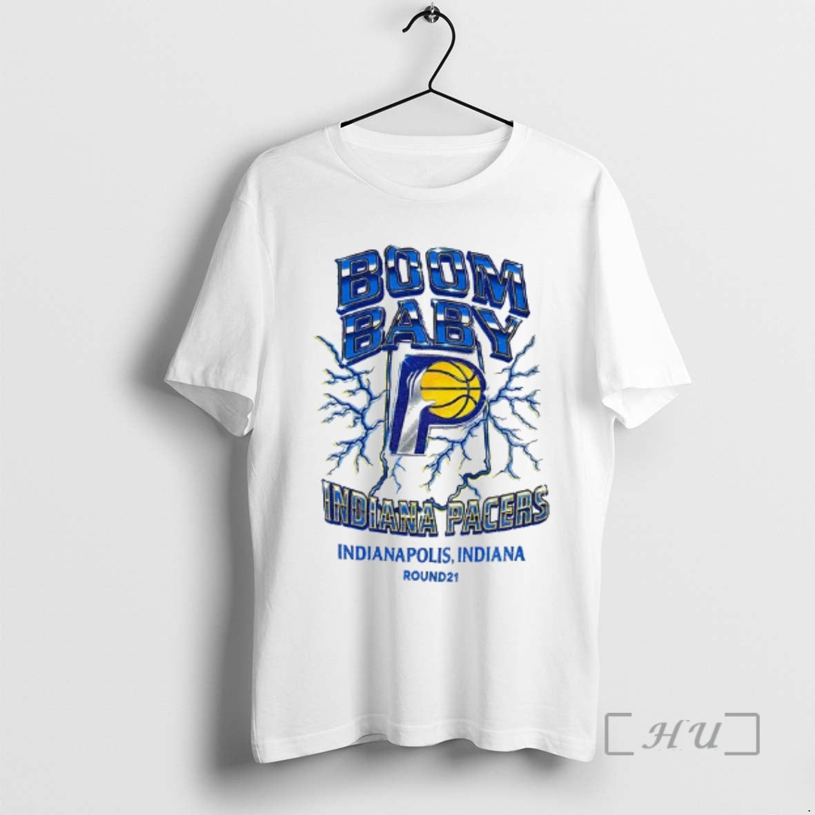 Officials Boom Baby Indiana Pacers Nba Basketball Nba Indianapolis Indiana Round 21 Premium T Shirts Hoodie, Sweatshirt