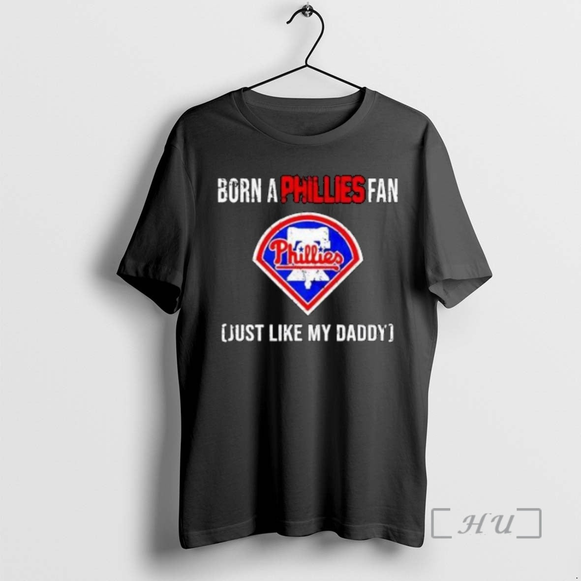 Officials Born A Philadelphia Phillies Fan Just Like My Daddy 2025 Circle Black Premium T-Shirts, Hoodie, Sweatshirt