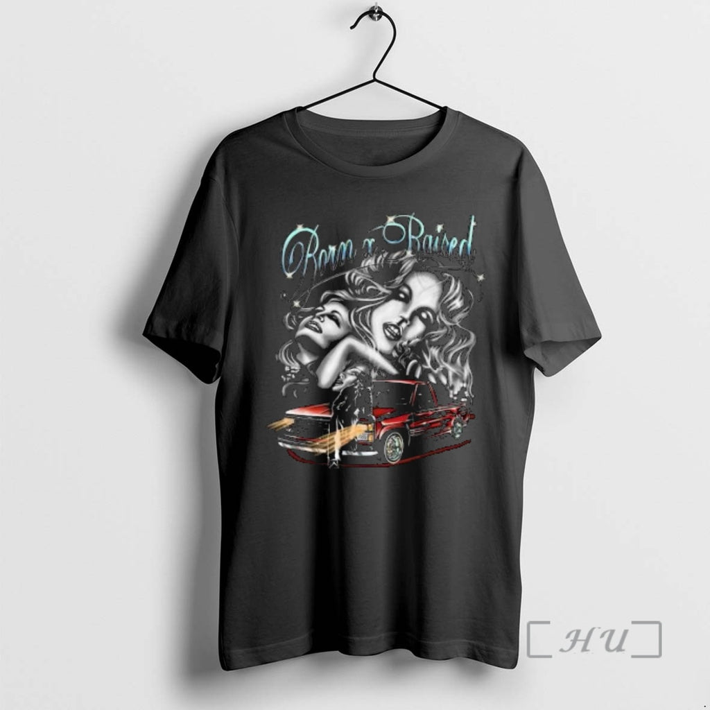 Officials Born X Raised Late Night Circle Black T-Shirts, Hoodie, Sweatshirt | InkNestWear.com