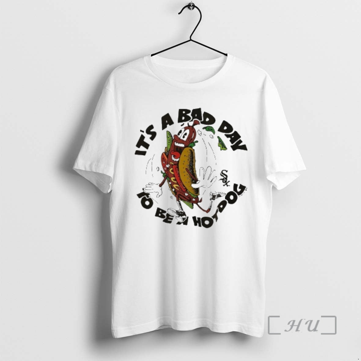 Officials Boston White Sox Its A Bad Day To Be A Hotdog Premium T Shirts