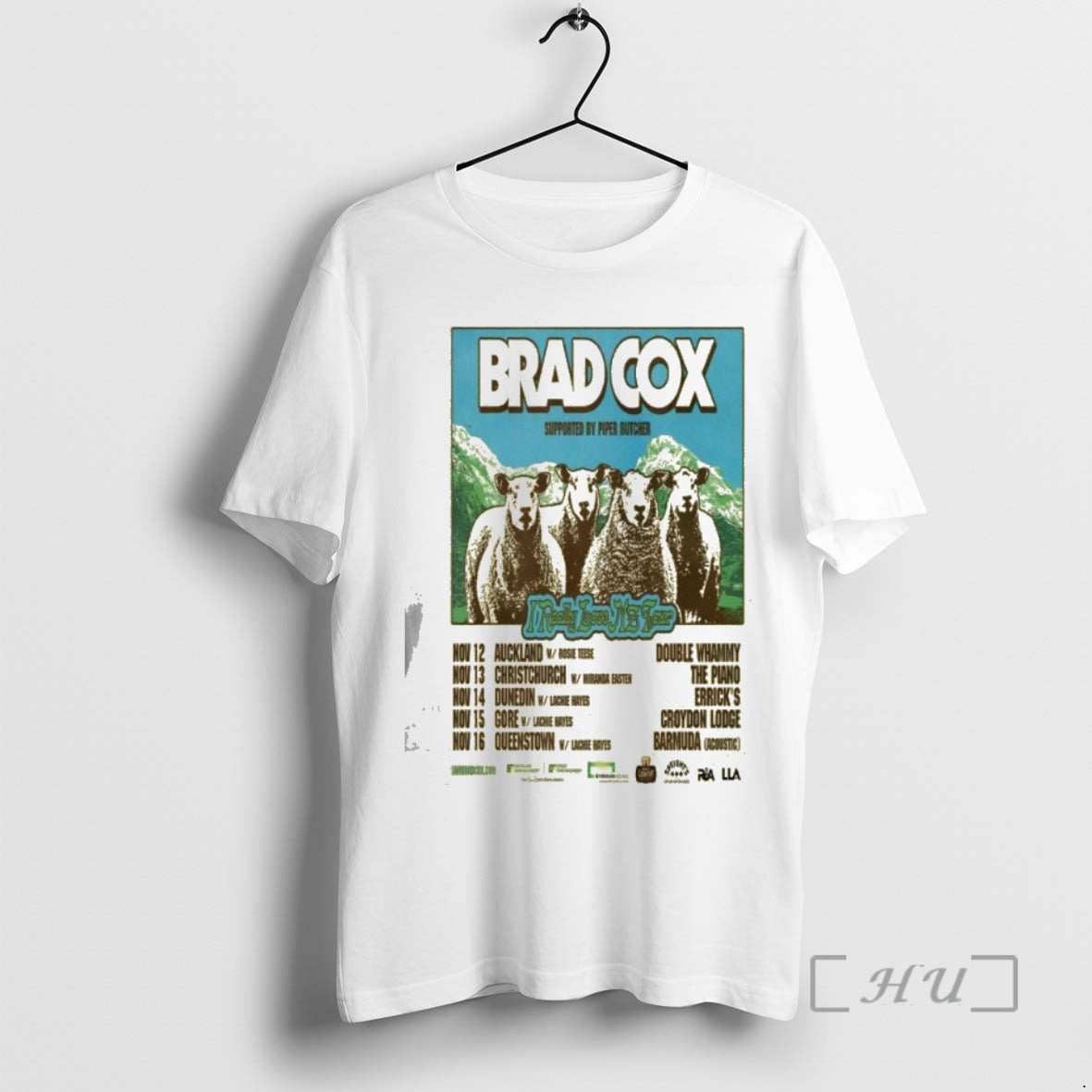 Officials Brad Cox Supported By Piper Butcher I Really Love Nz Tour Nov 2025 Premium T-Shirts, Hoodie, Sweatshirt