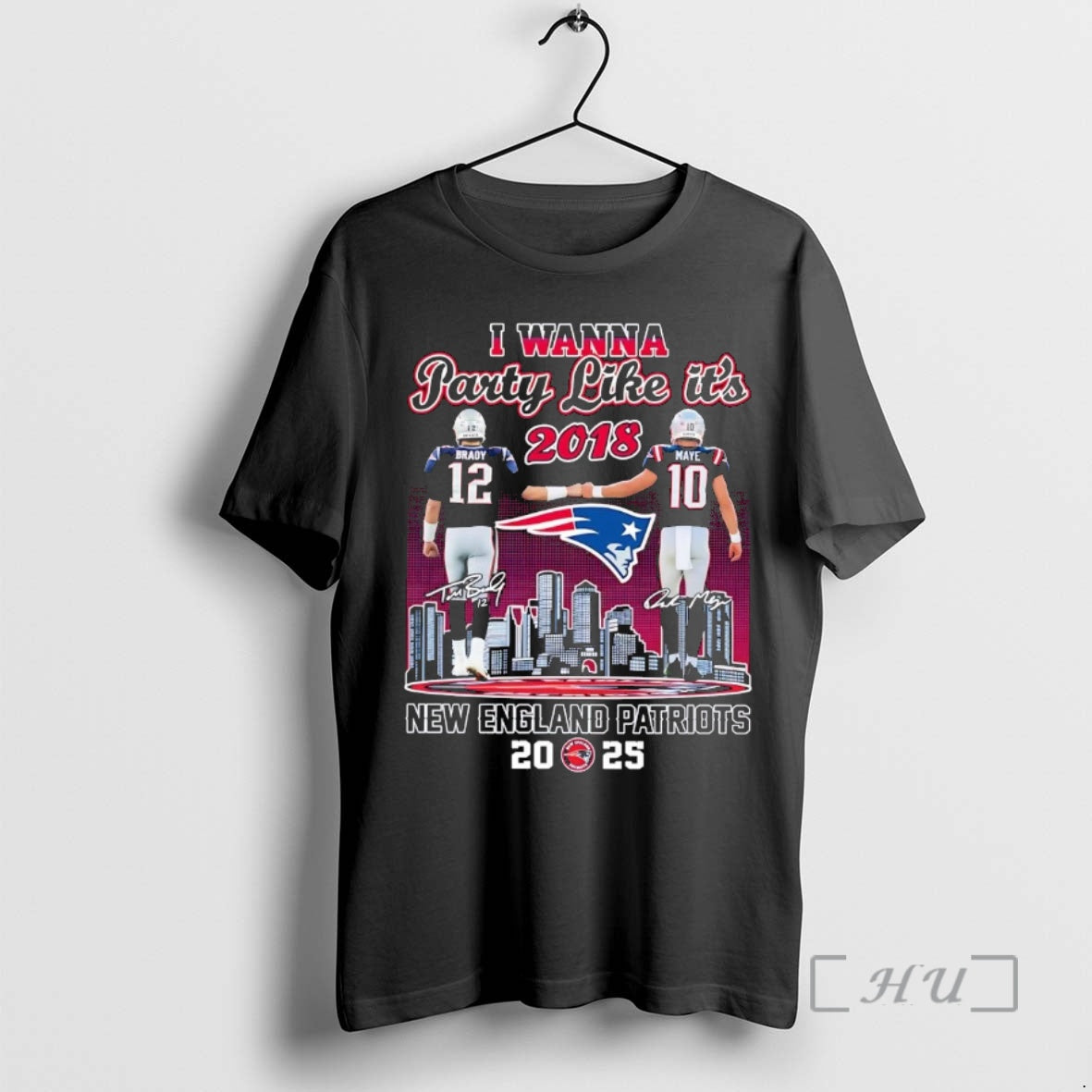 Officials Brady And Maye I Wanna Party Like Its 2018 T-Shirts, Hoodie, Sweatshirt | InkNestWear.com