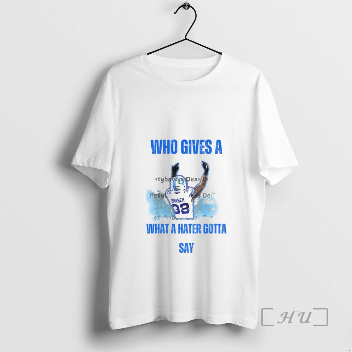 Officials Brian Branch Detroit Lions 32 Who Cares What A Hater Says Premium T Shirts Hoodie, Sweatshirt | InkNestWear.com