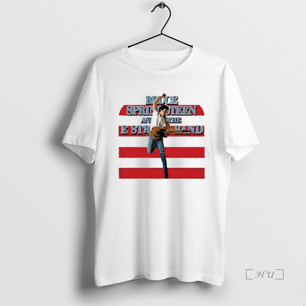 Officials Bruce Springsteen And The E Street Band Born In The Usa Pose Premium T-Shirts, Hoodie, Sweatshirt | InkNestWear.com