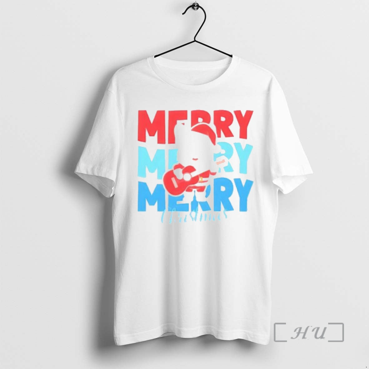 Officials Bulldog Santa Guitar Merry Merry Merry Christmas T-Shirts, Hoodie, Sweatshirt | InkNestWear.com