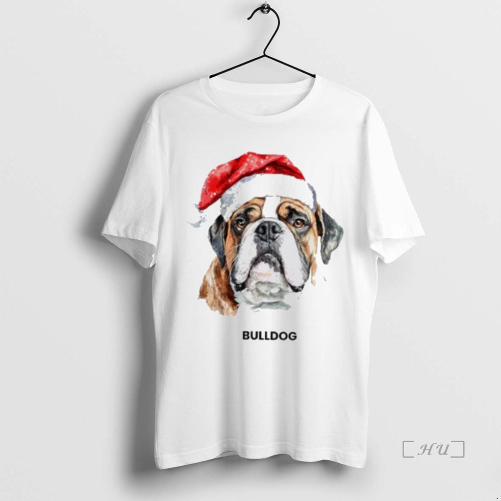 Officials Bulldog Santa Merry Christmas T-Shirts, Hoodie, Sweatshirt | InkNestWear.com
