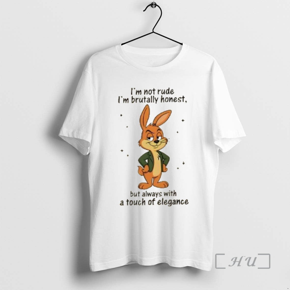Officials Bunny Im Not Rude Im Brutally Honest But Always With A Touch Of Elegance T-Shirts, Hoodie, Sweatshirt