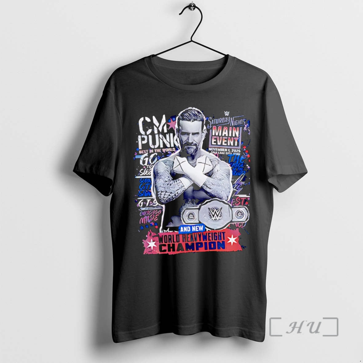 Officials Cm Punk Saturday Nights Main Event Winner T-Shirts, Hoodie, Sweatshirt | InkNestWear.com