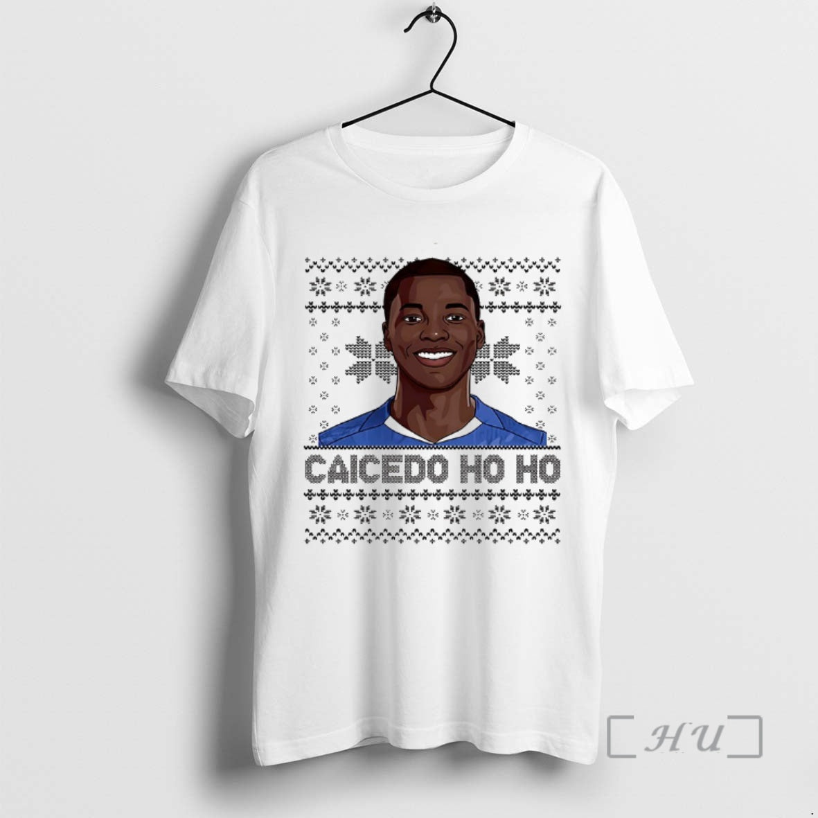 Officials Caicedo Ho Ho Moises Caicedo Ugly Christmas T-Shirts, Hoodie, Sweatshirt | InkNestWear.com