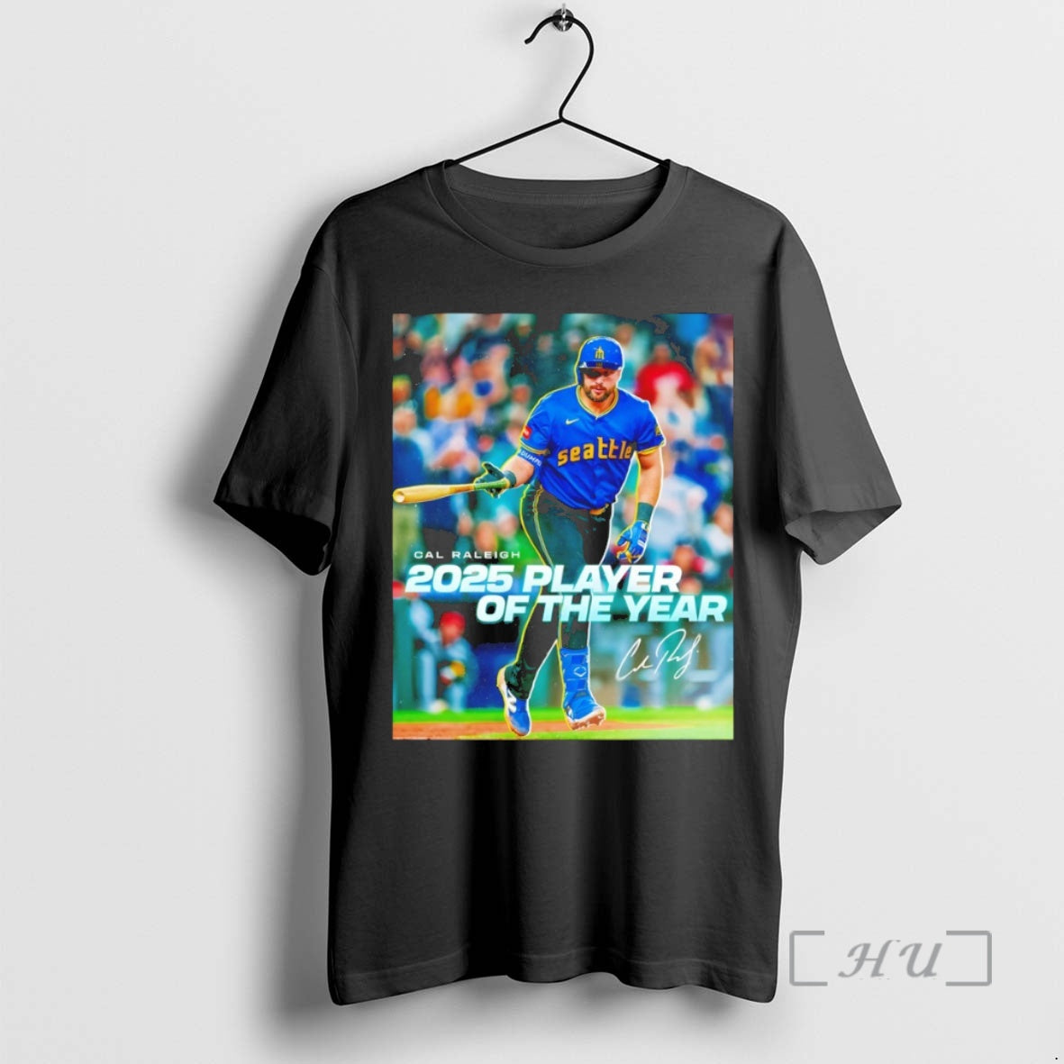 Officials Cal Raleigh Big Dumper Seattle Mariners 2025 Player Of The Year Signature T-Shirts, Hoodie, Sweatshirt