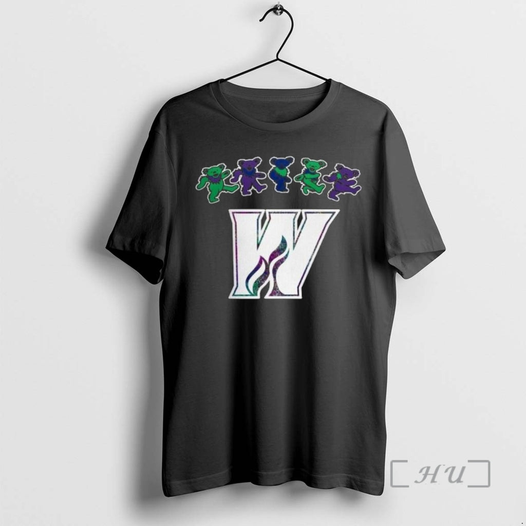 Officials Calgary Wranglers X Grateful Dead 60 Years 2025 Hockey T-Shirts, Hoodie, Sweatshirt | InkNestWear.com