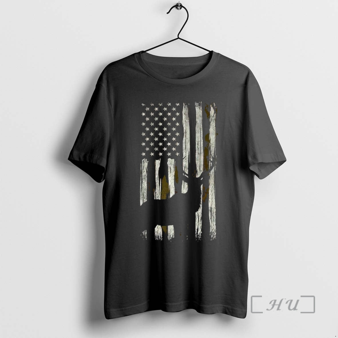 Officials Camo Us Flag Deer Elk Camouflage Hunting Hunter T-Shirts, Hoodie, Sweatshirt | InkNestWear.com