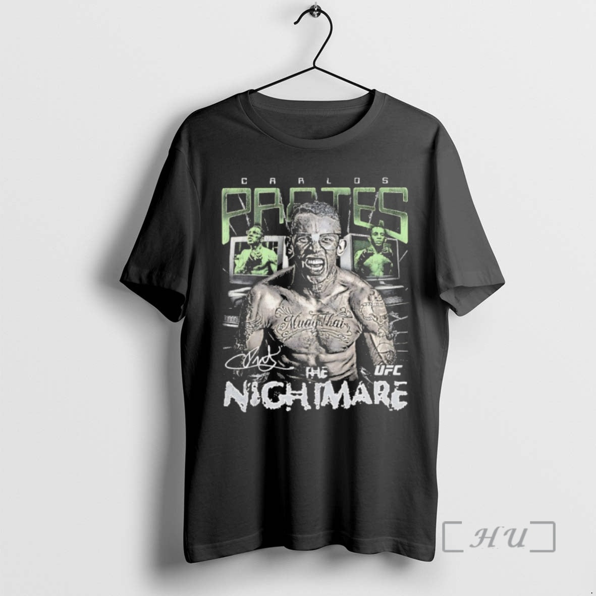 Officials Carlos Prates The Nightmare Ufc Signature Graphic T-Shirts, Hoodie, Sweatshirt | InkNestWear.com