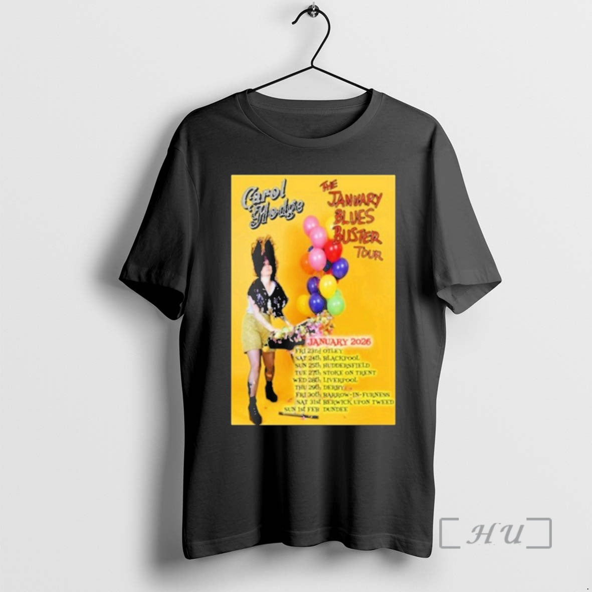 Officials Carol Hodge The January Blues Buster Tour 2026 Dates T-Shirts, Hoodie, Sweatshirt | InkNestWear.com