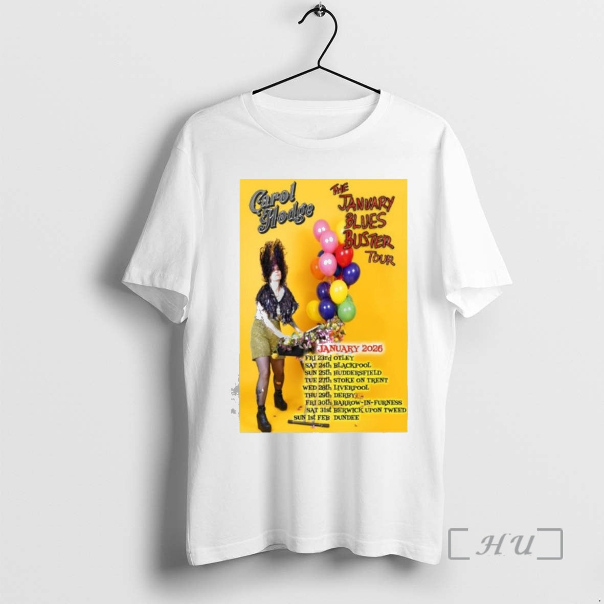 Officials Carol Hodge The January Blues Buster Tour 2026 T-Shirts, Hoodie, Sweatshirt | InkNestWear.com