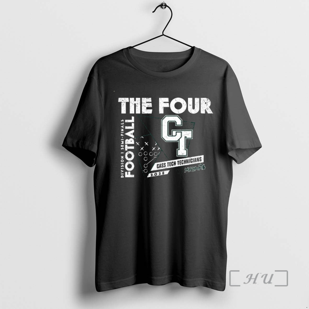 Officials Cass Tech Technicians 2025 Mhsaa Football Division 1 The Four Ornaments Premium T Shirts Hoodie, Sweatshirt
